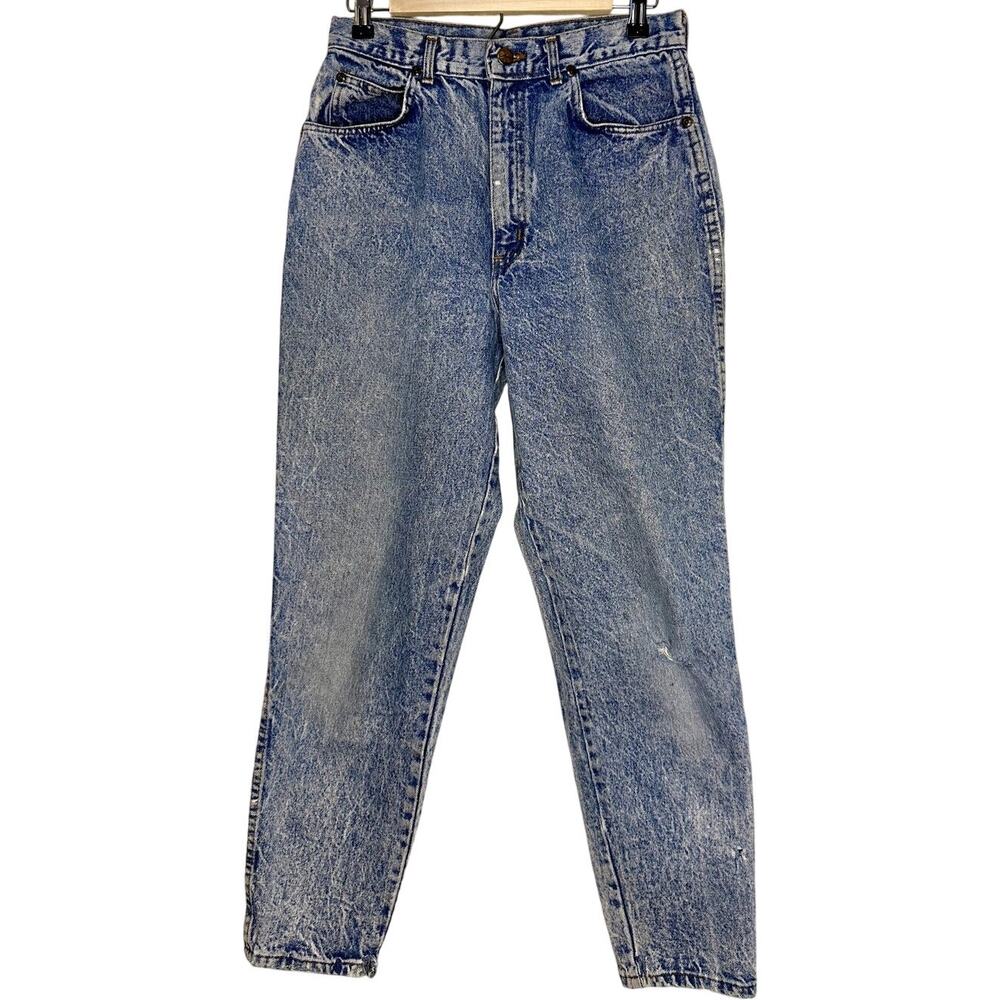 Chic Vintage High Rise Acid Wash Jeans Made in the USA